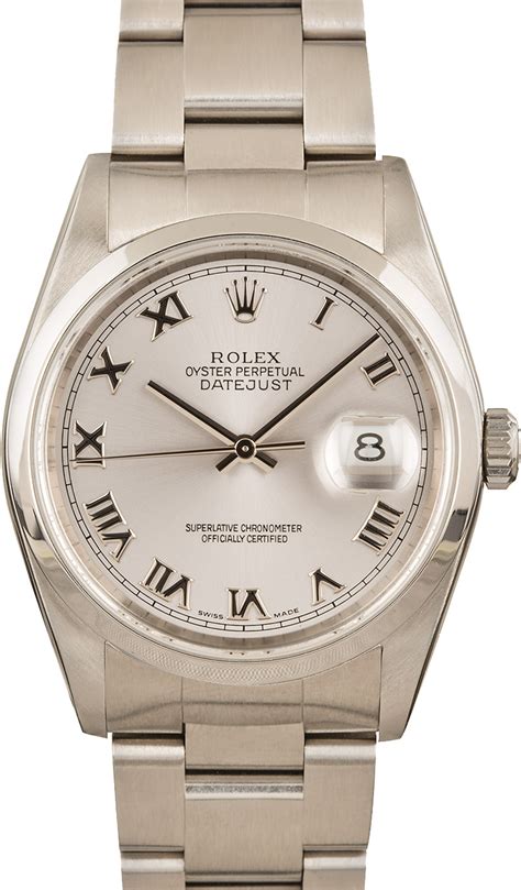 Buy Used Rolex Datejust 16200 .